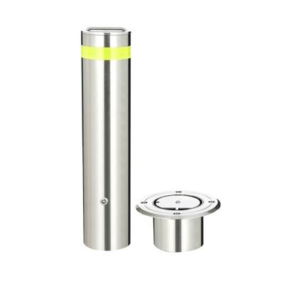 Roadway Security Customized Stainless Steel Bollard Post Easy To Withdrawal Traffic Bollards